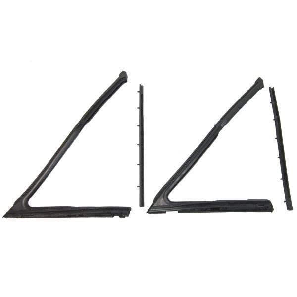 thumbnail image 2 of Door Seal Pair For 1962-1967 Chevy II Nova – 2-Door Hardtop Or Convertible, PRP Black Rubber 2 of 6