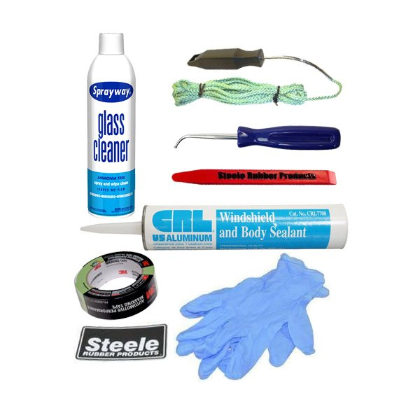 Steele Rubber Products - Rope-In Glass Installation Kit | Steele