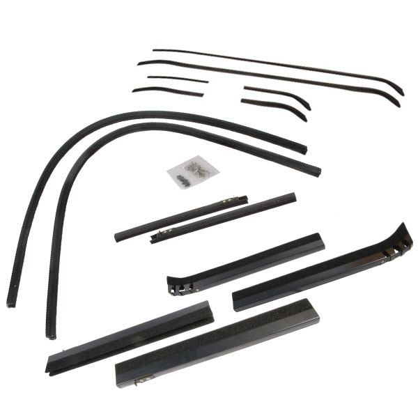 Complete Window Channel & Felt Sweep Kit For 1973-1979 Ford Pickup – 10 Pieces
