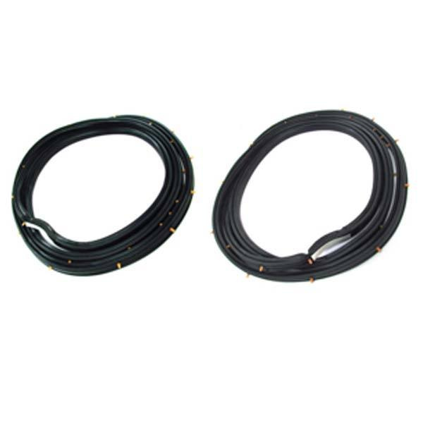 Nissan D21 Hardbody Glass Run Channel & Felt Rubber Seal Set – Front Rear, Left Right