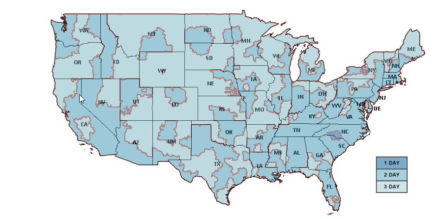 Transit Map USPS